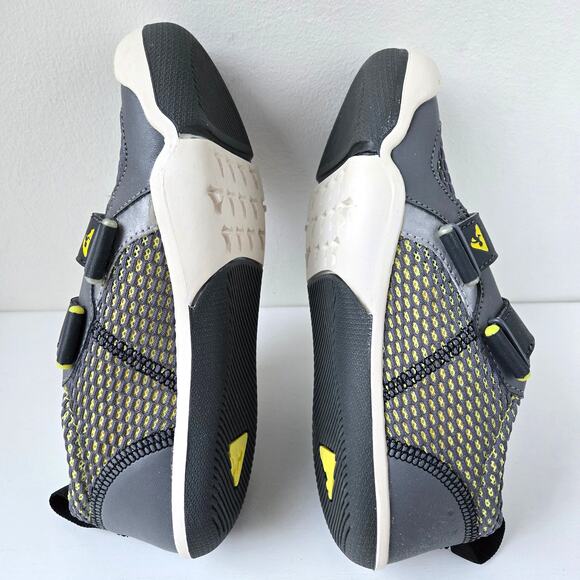 Plae NEW Kids TY Eco Poly Sneaker Shoes Gray Yellow Size US 1 EU 32 Unisex - Picture 12 of 14